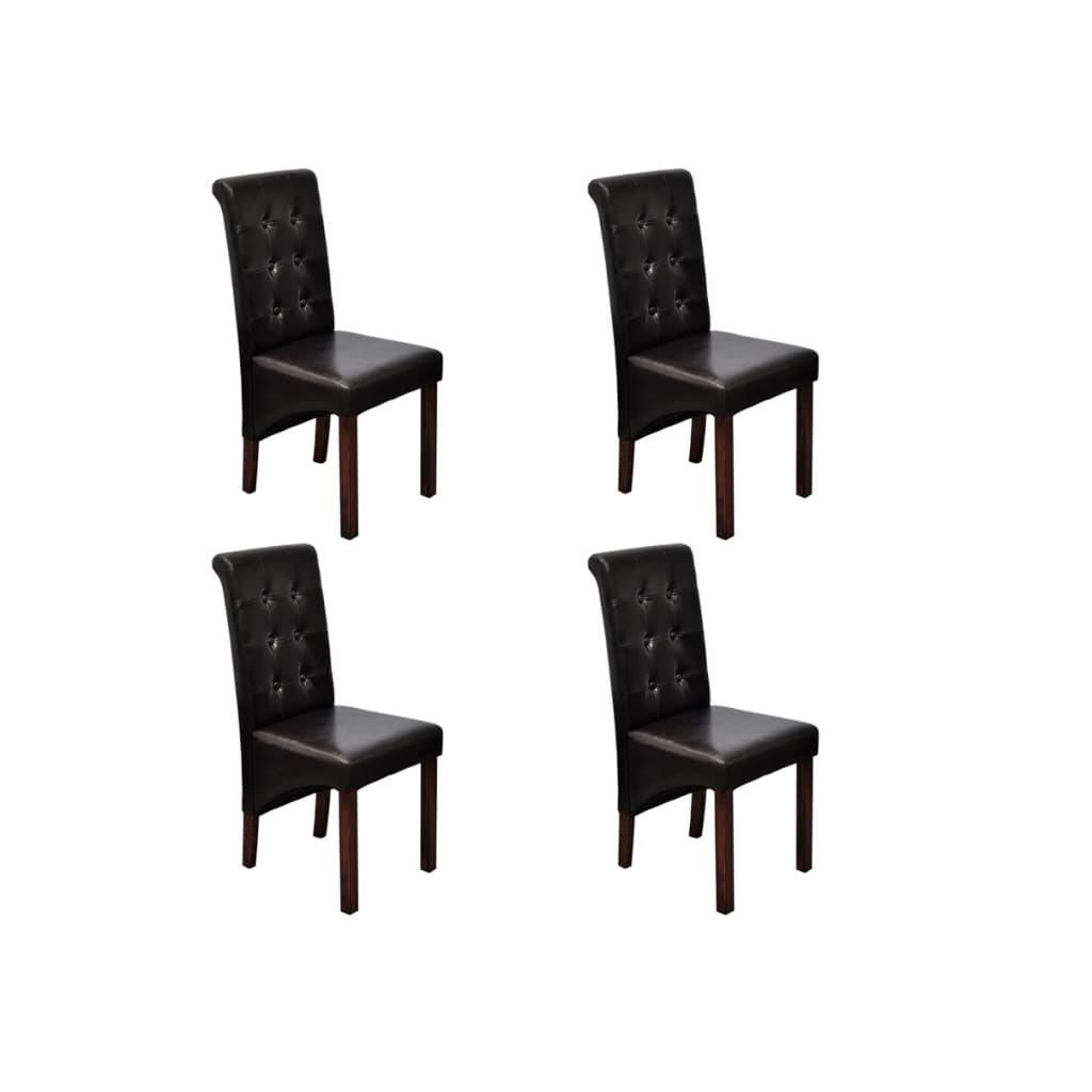Dining Chairs 2 Pcs Faux Leather