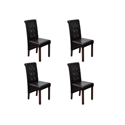 Dining Chairs 2 Pcs Faux Leather