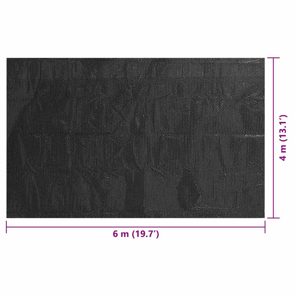 Floating Rectangular Pe Solar Pool Film 6 X 4 M