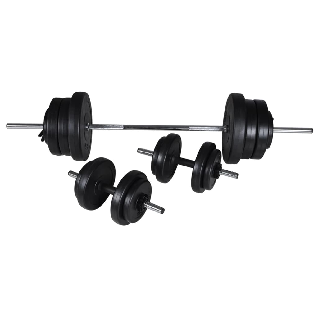 Barbell + 2 Dumbbell Set 60.5Kg