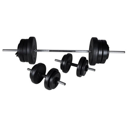 Barbell + 2 Dumbbell Set 60.5Kg