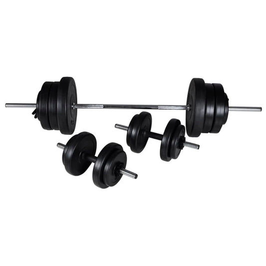 Barbell + 2 Dumbbell Set 60.5Kg