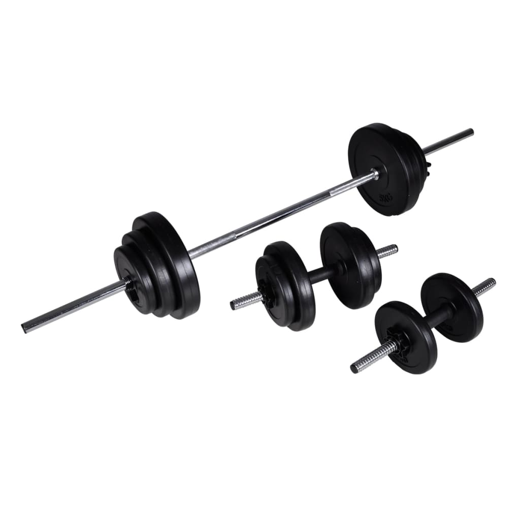 Barbell +2 Dumbbell Set 30.5Kg