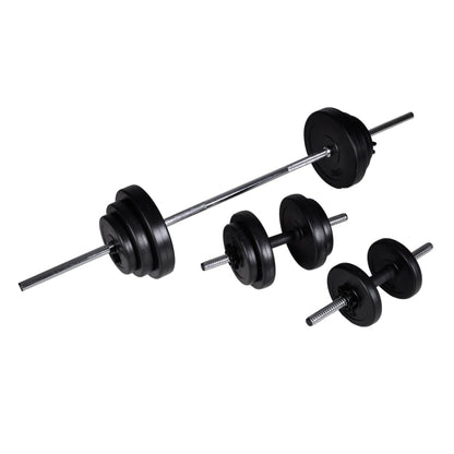 Barbell +2 Dumbbell Set 30.5Kg