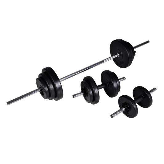 Barbell +2 Dumbbell Set 30.5Kg