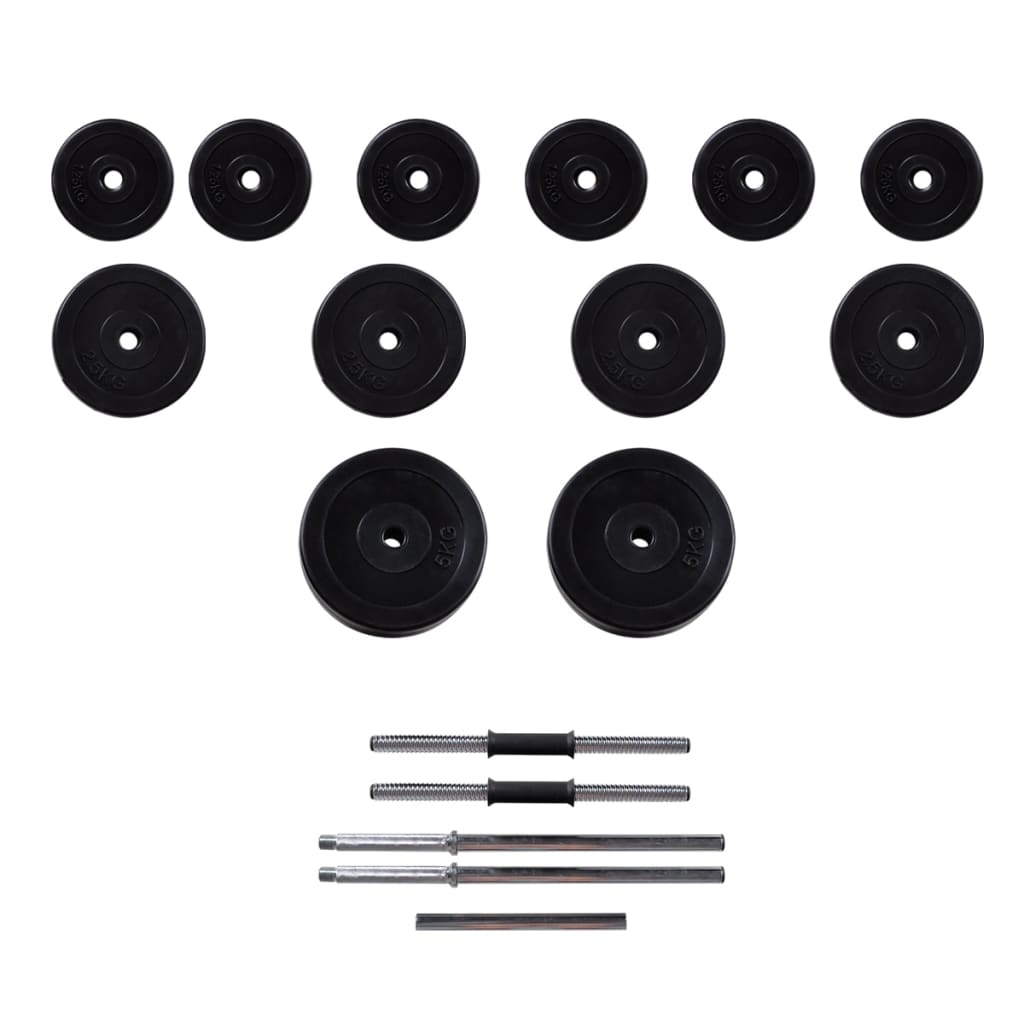 Barbell +2 Dumbbell Set 30.5Kg