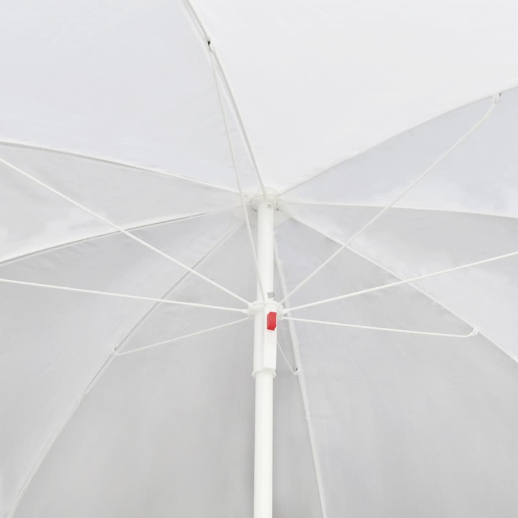 Garden Bed With Parasol Poly Rattan