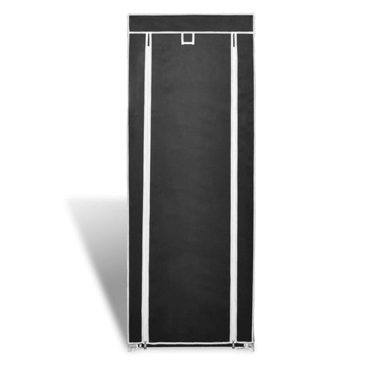 Fabric Shoe Cabinet With Cover 162 X 57 X 29 Cm