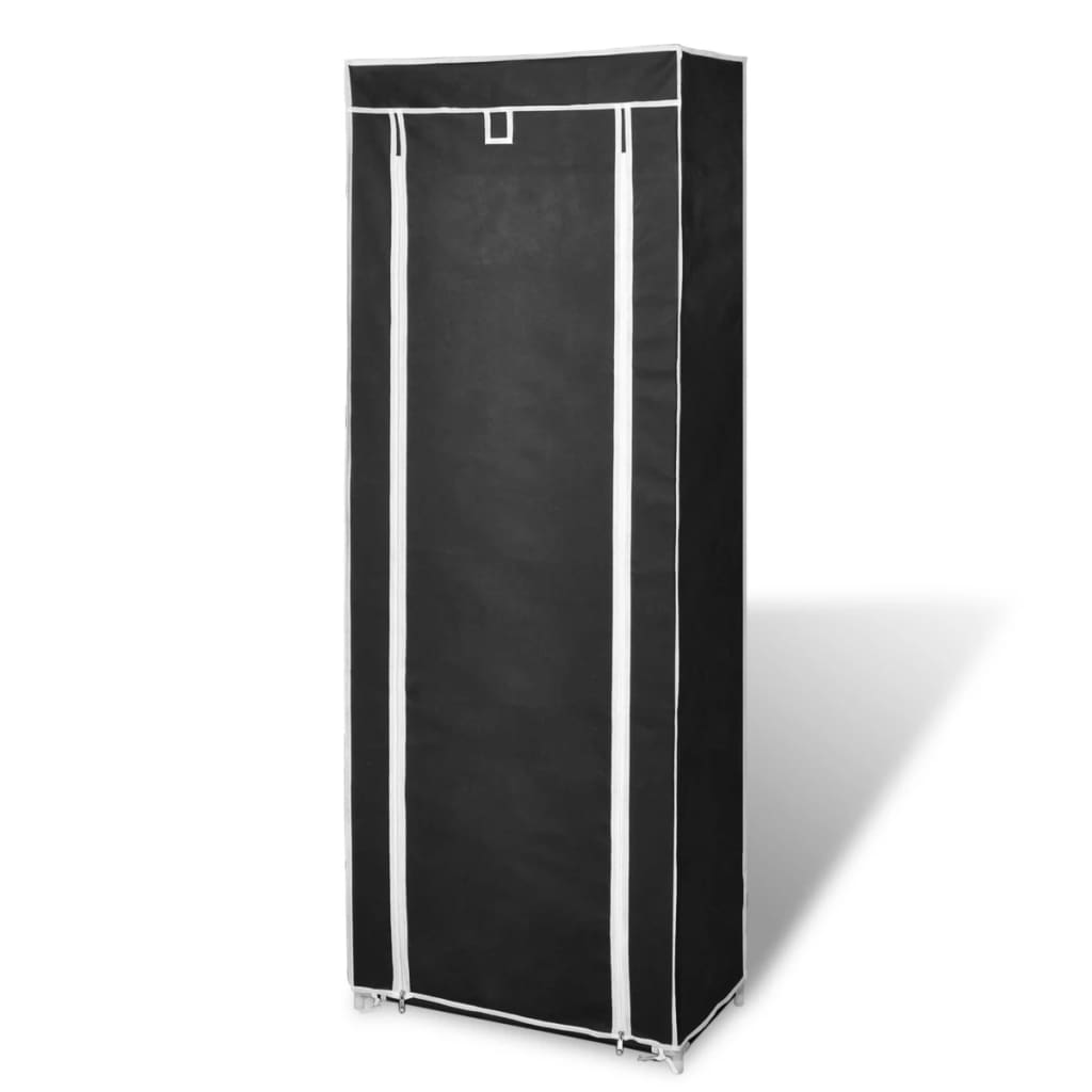 Fabric Shoe Cabinet With Cover 162 X 57 X 29 Cm