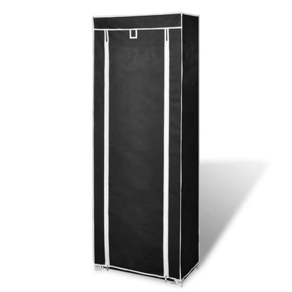 Fabric Shoe Cabinet With Cover 162 X 57 X 29 Cm