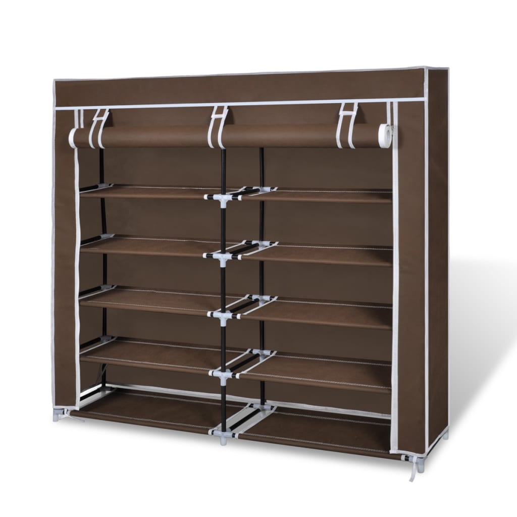 Fabric Shoe Cabinet With Cover