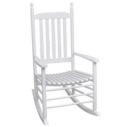 Rocking Chair With Curved Seat Wood