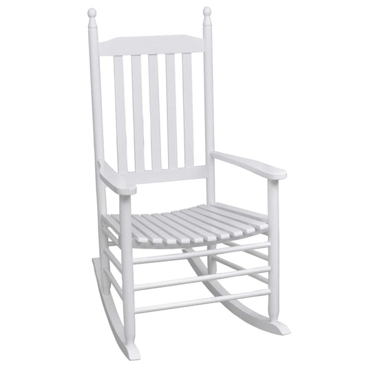 Rocking Chair With Curved Seat Wood