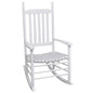 Rocking Chair With Curved Seat Wood