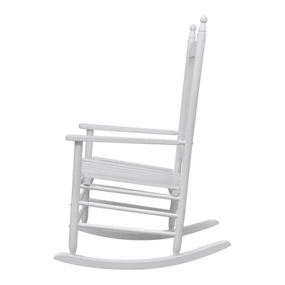 Rocking Chair With Curved Seat Wood