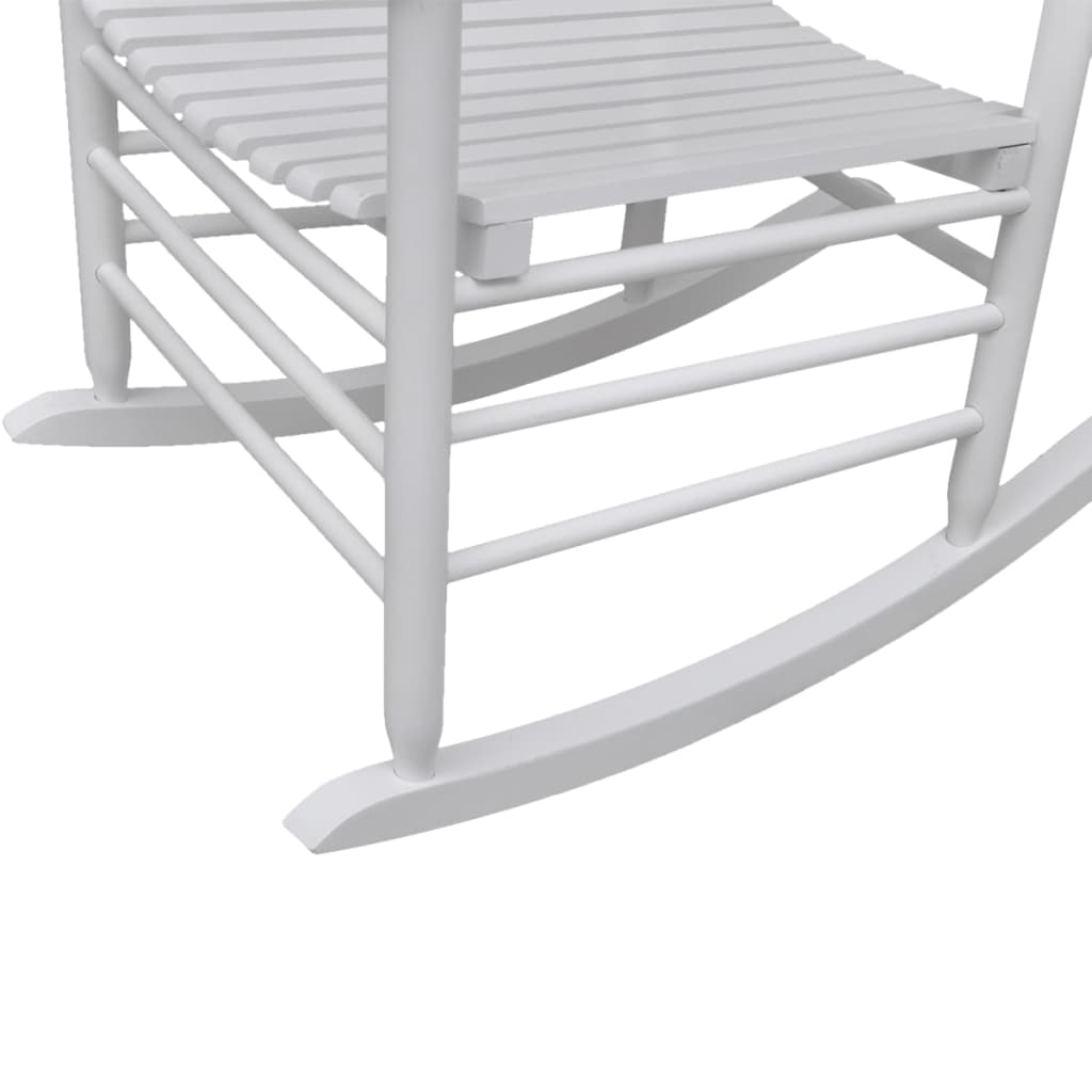 Rocking Chair With Curved Seat Wood