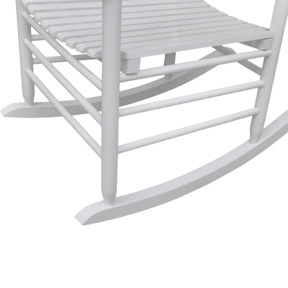 Rocking Chair With Curved Seat Wood