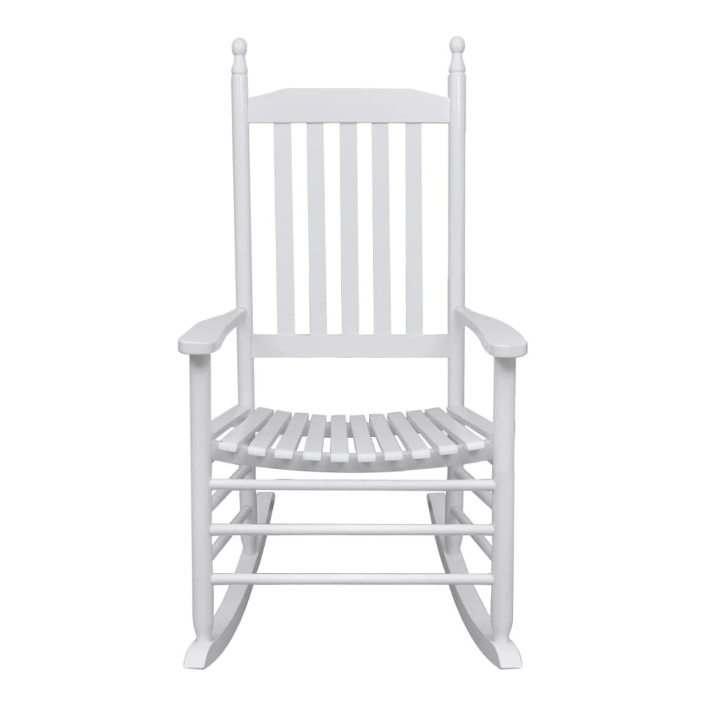 Rocking Chair With Curved Seat Wood