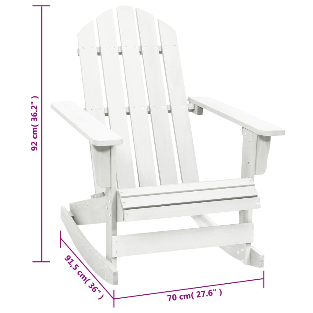 Garden Rocking Chair Wood