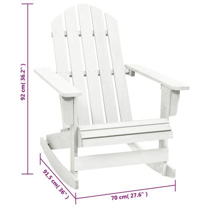 Garden Rocking Chair Wood