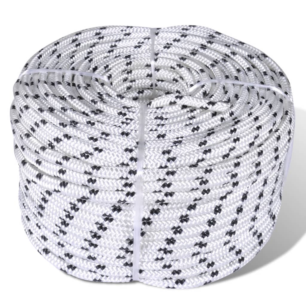 Braided Rope Coil Boat Line Polyester X