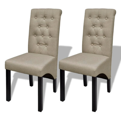 Dining Chairs 2 Pcs Fabric