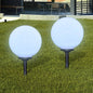 Outdoor Pathway Lamps 8 Pcs Led With Ground Spike