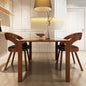 Dining Chairs 4 Pcs Dark Grey Bent Wood And Fabric