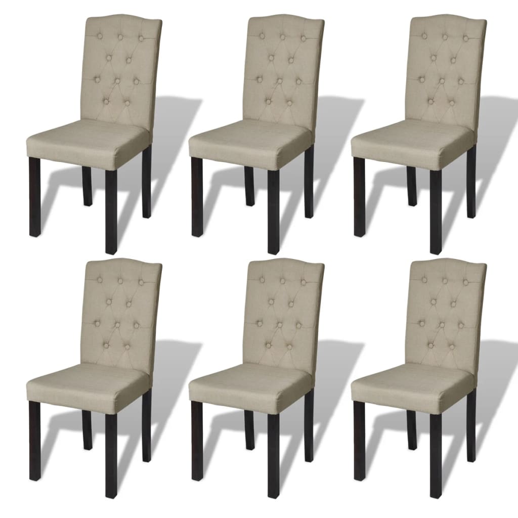 Dining Chairs 4 Pcs Fabric