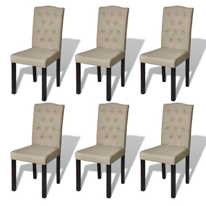 Dining Chairs 4 Pcs Fabric