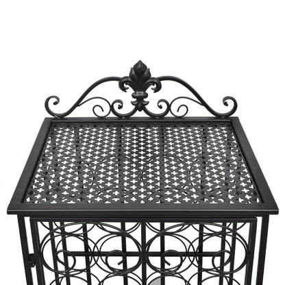 Wine Rack For 28 Bottles Metal