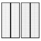 Insect Door Curtain 2 Pcs Magnet Black