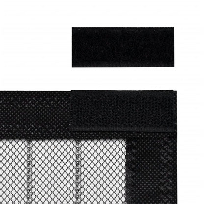 Insect Door Curtain 2 Pcs Magnet Black