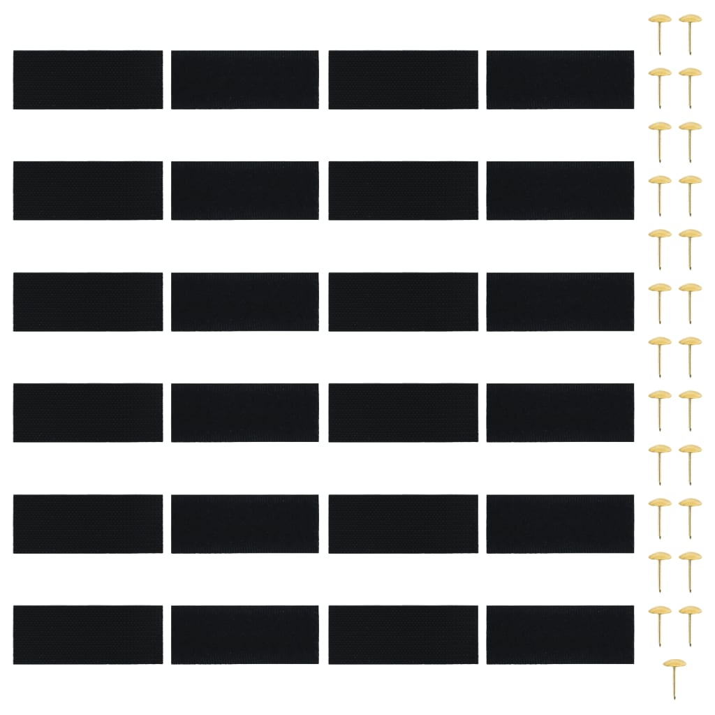 Insect Door Curtain 2 Pcs Magnet Black