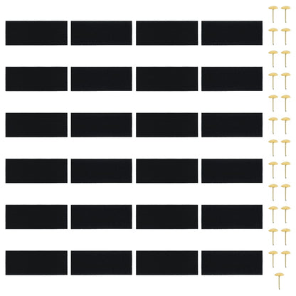 Insect Door Curtain 2 Pcs Magnet Black