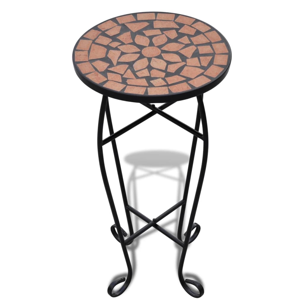 Mosaic Side Table Plant Table