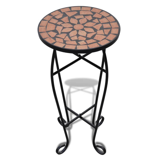 Mosaic Side Table Plant Table