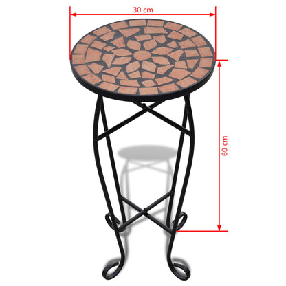 Mosaic Side Table Plant Table