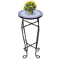Mosaic Side Table Plant Table