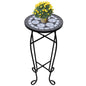 Mosaic Side Table Plant Table