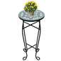 Mosaic Side Table Plant Table