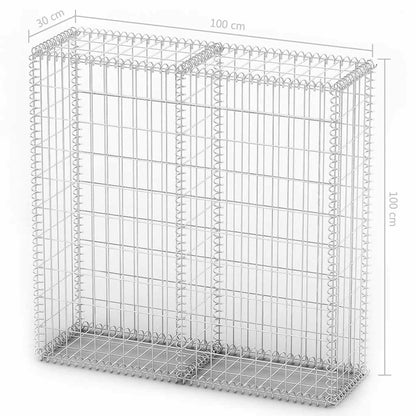 Gabion Basket With Lids Galvanised Wire