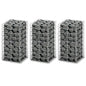Gabion Set 3 Pcs Galvanised Wire