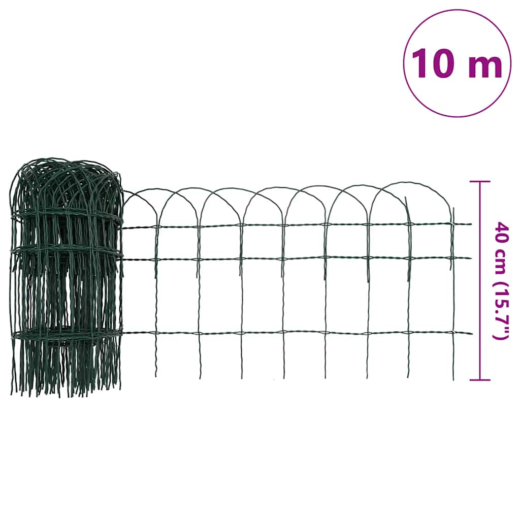 Garden Border Fence Powder-Coated Iron