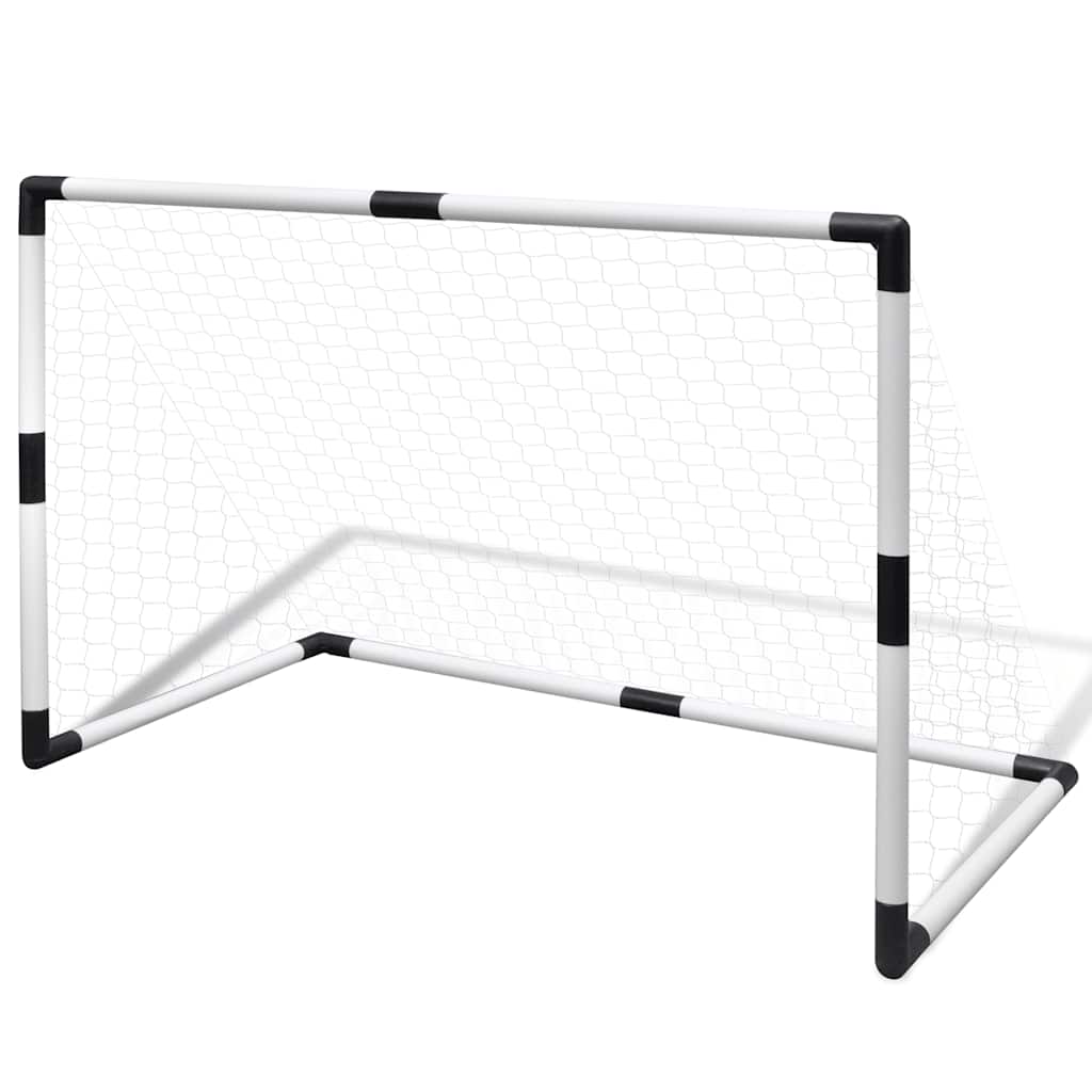 Mini Soccer Goals Post Net Set 2 Pcs For Kids 91.5 X 48 X 61 Cm