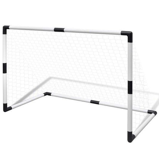 Mini Soccer Goals Post Net Set 2 Pcs For Kids 91.5 X 48 X 61 Cm
