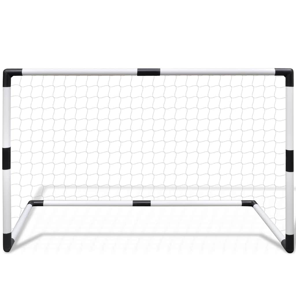 Mini Soccer Goals Post Net Set 2 Pcs For Kids 91.5 X 48 X 61 Cm