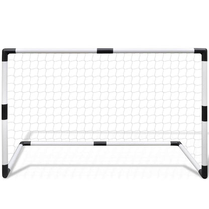 Mini Soccer Goals Post Net Set 2 Pcs For Kids 91.5 X 48 X 61 Cm