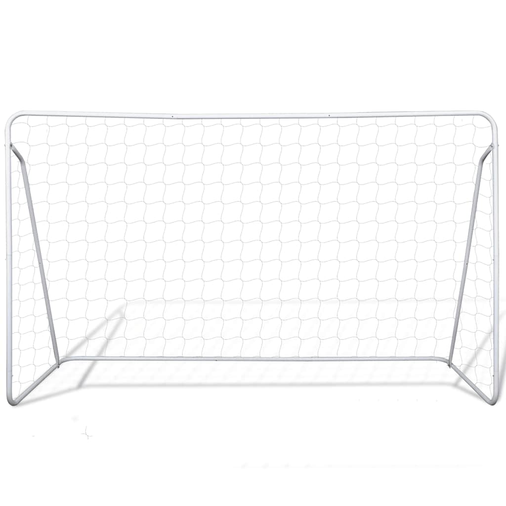 Soccer Goal Post Net Set Steel 240 X 90 X 150 Cm High-Quality