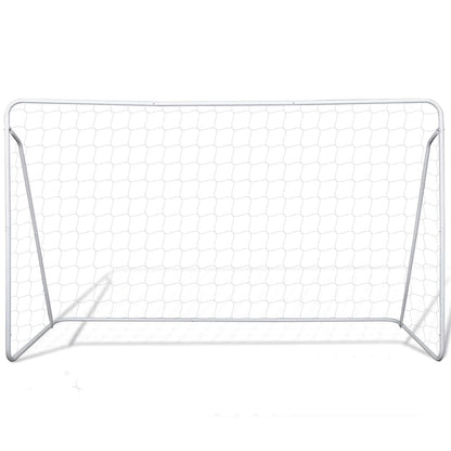Soccer Goal Post Net Set Steel 240 X 90 X 150 Cm High-Quality